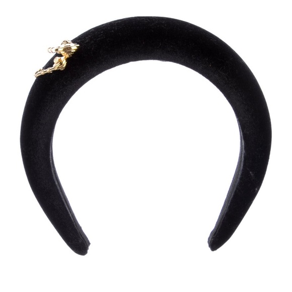 Versace Velvet Padded Headband